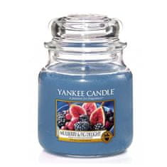 Yankee Candle vonná sviečka Mulberry & Fig Delight (Lahodné moruše a figy) 411g