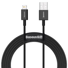 BASEUS Baseus Superior lightning kábel 2m 2,4A čierny