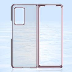 IZMAEL Plating Case Hard puzdro pre Samsung Galaxy Z Fold 2 5G - Čierna KP14896