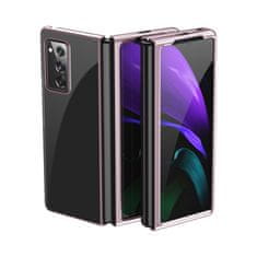 IZMAEL Plating Case Hard puzdro pre Samsung Galaxy Z Fold 2 5G - Čierna KP14896