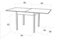 eoshop Jedálenský stôl ĽUDVÍK S104 (Prevedenie: Prírodná)