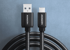 AXAGON kabel, USB-C na USB-A 3.2, 2 m, črn (BUCM3-AM20AB)