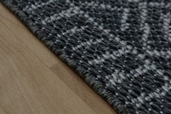 Ayyildiz Kusový koberec Yukon 5761Z Ivory Dark Grey – na von aj na doma 120x170