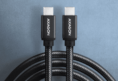 AXAGON kabel, USB-C na USB-C 3.2, 1 m, PD 60W, črn (BUCM3-CM10AB)