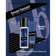 Bruno Banani Magic Man - deodorant s rozprašovačem 75 ml + sprchový gel 50 ml