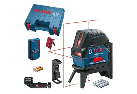 BOSCH Professional kombinovaný laser GCL 2-50 + prijímač LR6