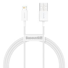 shumee Špičkový kábel USB kábel Iphone Lightning 2.4A 1m Biely