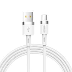 shumee Kábel USB - USB-C 2,4A 1,2 m biely