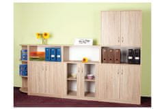 eoshop Skrinka zostavy Office C524 (Prevedenie: Dub bordeaux)