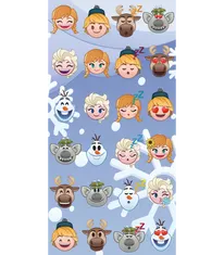 Javoli Bavlnený Uterák | Osuška Ľadové kráľovstvo Emoji 70x140