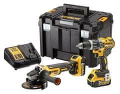 shumee DEWALT.COMBO SADA 18V (DCD796+DCG405) 2x5,0Ah TSTAK VI DCK2080P2T