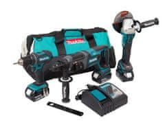 shumee MAKITA COMBO KIT 18V DLX3078TX1 (DDF482+DGA504+DHR241) 3x 5,0 TAŠKA