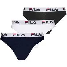 FILA 3 PACK - dámske nohavičky Brazilian FU6067/3-997 (Veľkosť L)