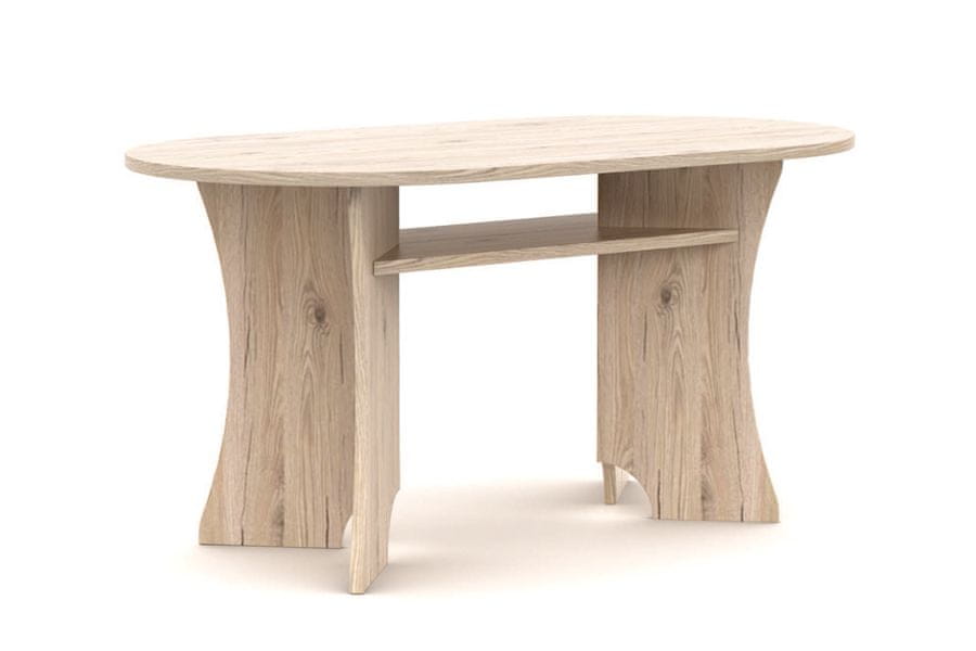 eoshop Konferenčný stôl Martin 60×110 K01 (Prevedenie: Dub bordeaux)