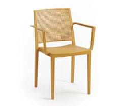 eoshop Kreslo GRID ARMCHAIR - horčicovo žltá