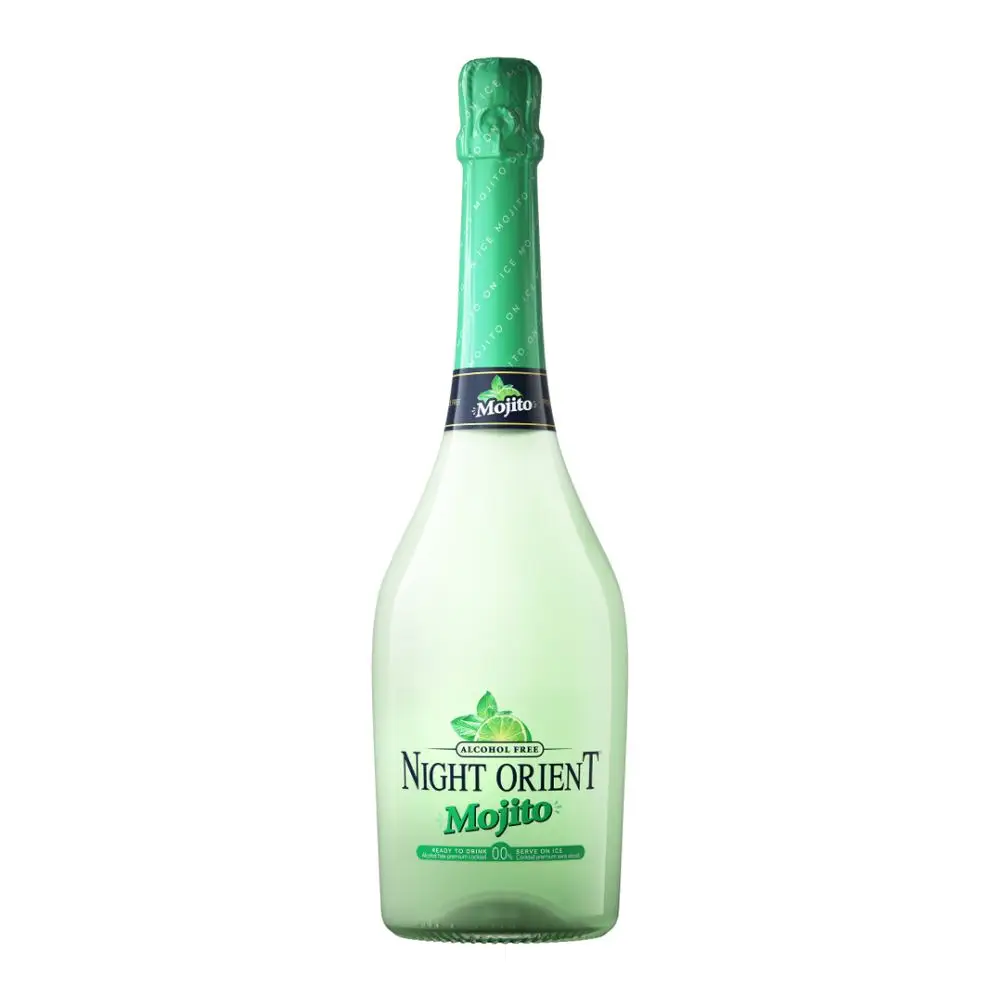 Night Orient Mojito 0,75L - Nealkoholický vegan šumivý koktail 0,0% alk.