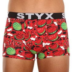 Styx Pánske boxerky art športová guma nadrozmer melouny (R1459) - veľkosť 4XL