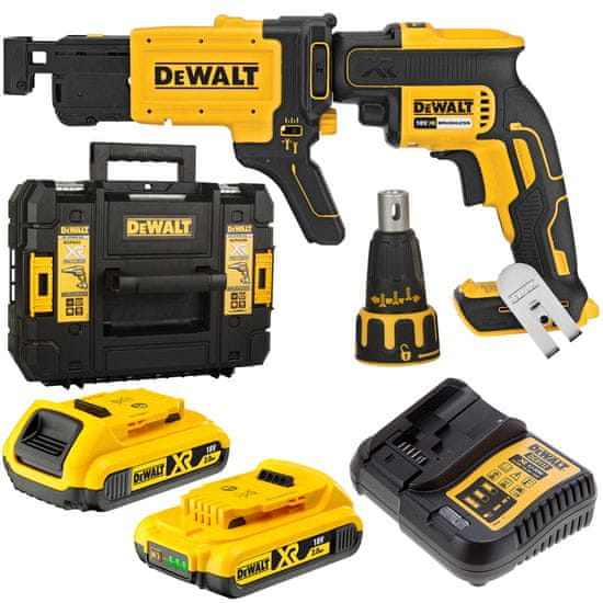 DeWalt Kľúč DCF620D2K 18V 2x2,0 Ah na sadrokartón