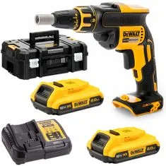 DeWalt 18V skrutkovač na sadrokartón 2x2Ah DCF620D2