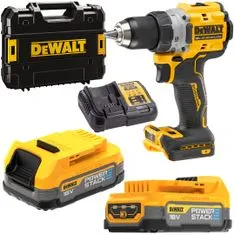 DeWalt 18V 90Nm Powerstack skrutkovač DCD800E2T