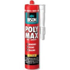 Bison POLY MAX, univerzálne montážne lepidlo a tmel v jednom biely 425G