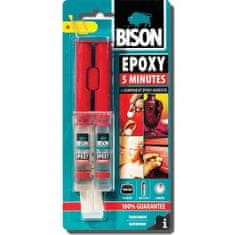 Bison EPOXY 5MIN DVOJZLOŽKOVÉ EPOXIDOVÉ LEPIDLO 24ML