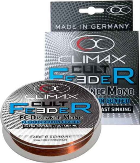 Climax Feedrové vlasce Cult Feeder Distance 200m - hnedý 0,18mm / 3,4kg