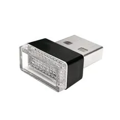 Northix Mini USB lampa s LED - modrá 