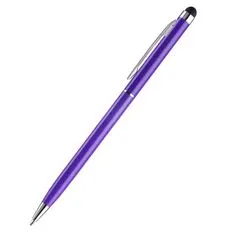 Northix 5x dotykové a guľôčkové pero - fialové 