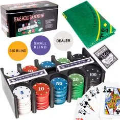 Northix Pokerový set - Texas Holdem 