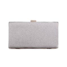 Northix Sparkling Clutch Bag - Strieborná 