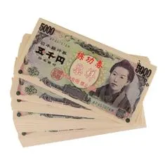 Northix Falošné peniaze - 5 000 jenov (100 bankoviek) 