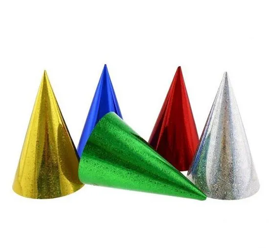 Párty holografické klobúčiky - párty čiapky - 3 ks