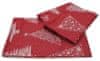  Súprava utierok z egyptskej bavlny 50*70 cm, 3 ks, Stromčeky červené