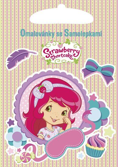 Akim Strawberry - Omaľovánky A5 so samolepkami