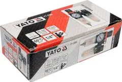 YATO Regulátor tlaku vzduchu 1/4", max. 0,93MPa, s filtrom (25ccm) a primazávaním (15ccm)