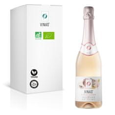 VINA'0° Rosé Sparkling 0,75L (BIO) - Nealkoholické ružové šumivé víno 0,0% alk.