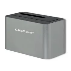 Qoltec Dokovacia stanica HDD/SSD | 2,5"/3,5" SATA | USB 3.0