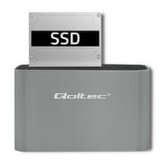 Qoltec Dokovacia stanica HDD/SSD | 2,5"/3,5" SATA | USB 3.0