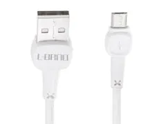 L-BRNO Rýchlonabíjací kábel Micro USB Biely