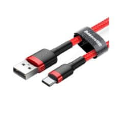 BASEUS Cafule USB-C kábel 3A 1m červený