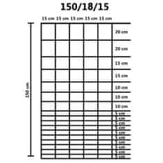 Vidaxl Záhradný plot pozinkovaná oceľ 50x1,5 m strieborný