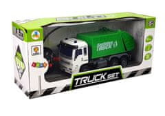 Lean-toys Odpadky Truck diaľkovo ovládané 1:30 27 Mhz svetlá