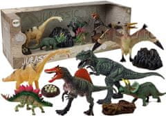 Lean-toys Veľká sada 7 figúrok dinosaurov s príslušenstvom