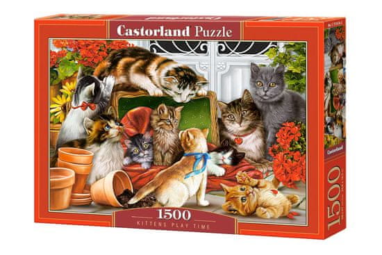 JOKOMISIADA Puzzle 1500 ks. Hrací čas mačiatok