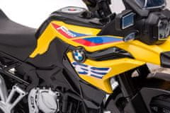 Lean-toys BMW F850 batérie motocykel žltá
