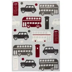 Kusový koberec Zest Kids City Buzz Grey/Multi 80x120