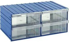 HADEX Krabičky na súčiastky stohovacie KOD120-4 204x370x160mm