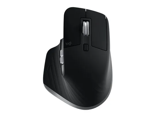 Logitech MX Master 3S For Mac, tichá, bezdrátová, space grey (910-006571)