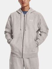 Under Armour Mikina UA Essential Fleece FZ Hood-GRY XL